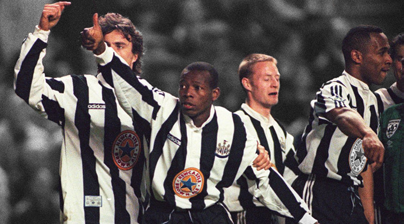 The Shirts of the 1995-96 Newcastle United Season