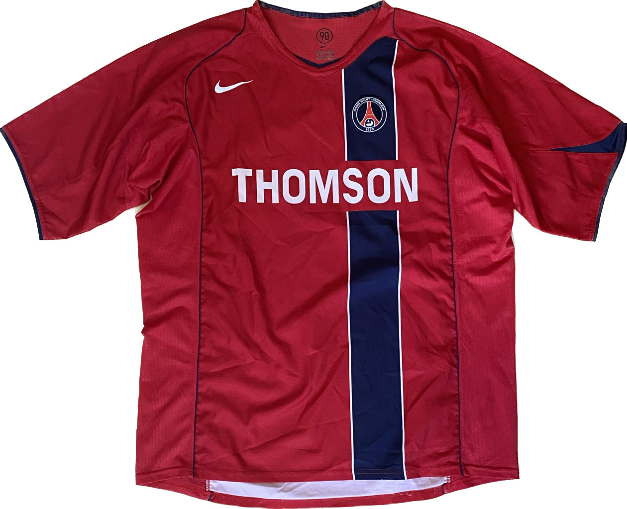 2004-2005 Paris Saint-Germain home shirt (XL) – Football and Shirts